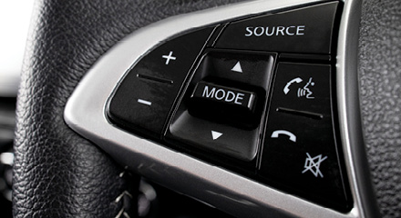 Magnite Bluetooth® Hands Free Connectivity buttons