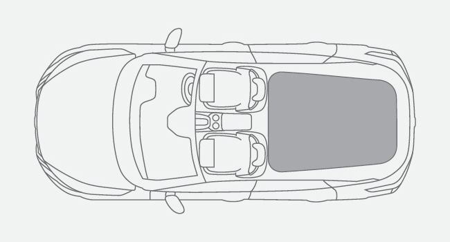 QASQAHI 1593ℓ WITH FOLDED SEATS ILLUSTRATION