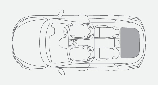 Qashqai 504ℓ BOOT SPACE ILLUSTRATION